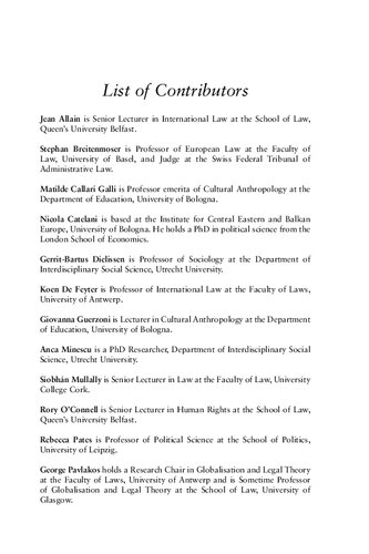 The Tension Between Group Rights and Human Rights: A Multidisciplinary Approach