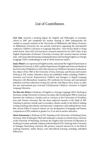 Children’s Literature in Second Language Education