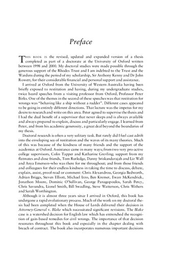 Gain-Based Damages: Contract, Tort, Equity and Intellectual Property