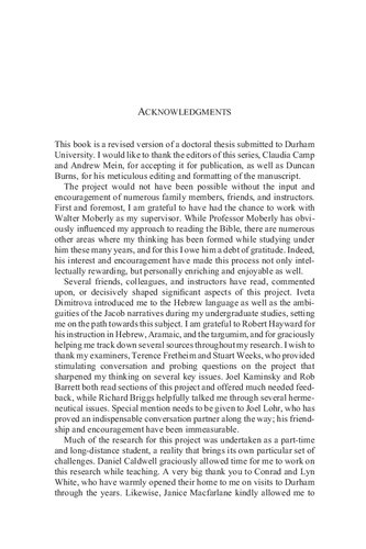 Brotherhood and Inheritance: A Canonical Reading of the Esau and Edom Traditions