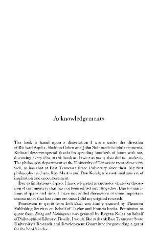 Sartre’s Phenomenology