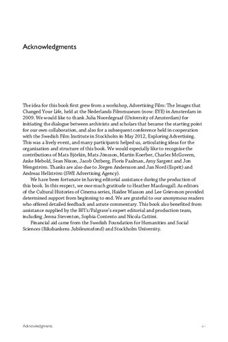 Films That Sell: Moving Pictures and Advertising