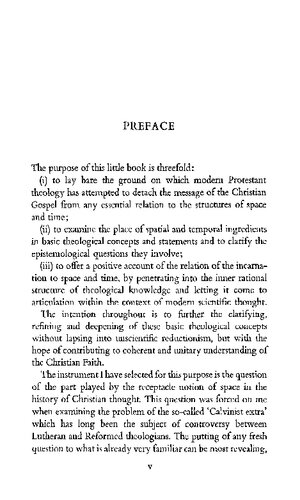 Space, Time and Incarnation