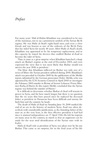 Commanding Syria: Bashar al-Asad and the First Years in Power