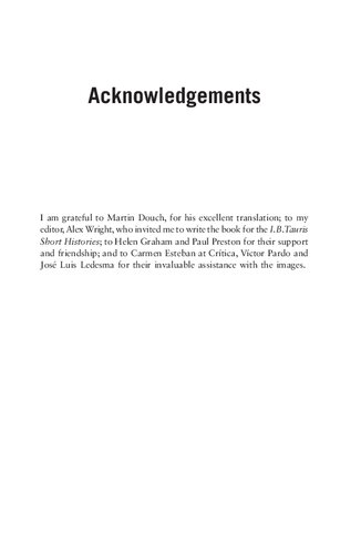 A Short History of the Spanish Civil War