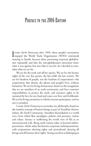 Earth Democracy: Justice, Sustainability and Peace