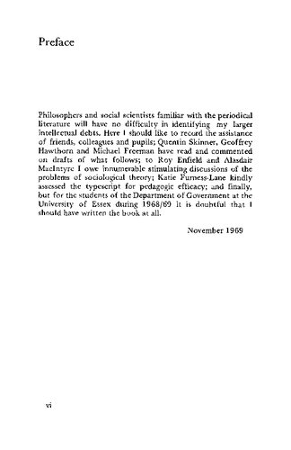 The Philosophy of The Social Sciences