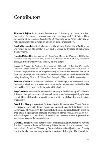 The Continuum Companion to Aesthetics