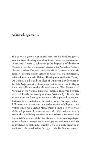 Culture, development and social theory: Towards an integrated social development