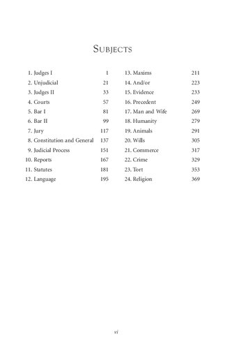 A New Miscellany-at-Law: Yet Another Diversion for Lawyers and Others