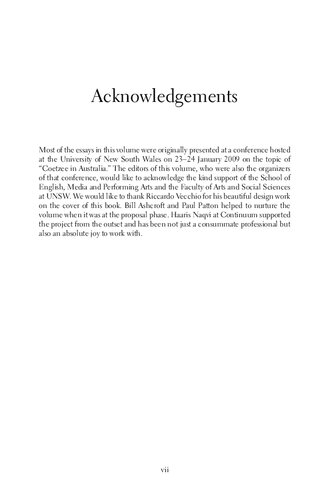 Strong Opinions: J. M. Coetzee and the Authority of Contemporary Fiction