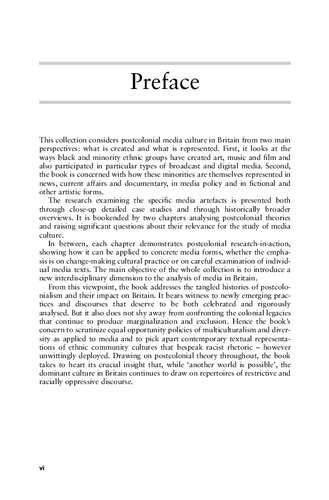 Postcolonial Media Culture in Britain