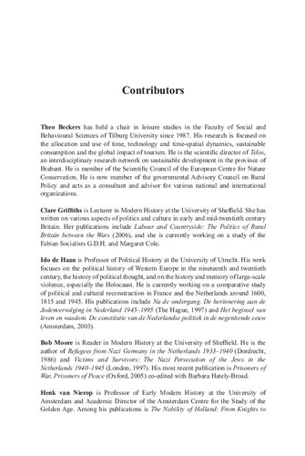 Twentieth-century Mass Society in Britain and the Netherlands