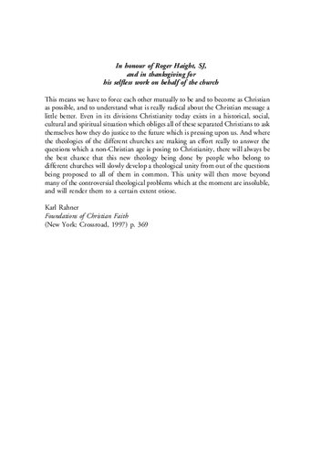 Comparative Ecclesiology: Critical Investigations