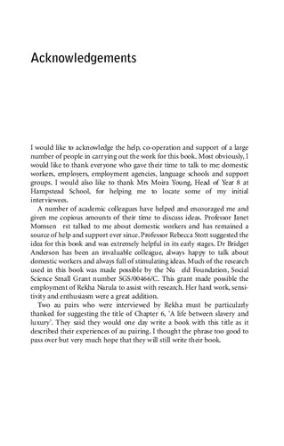 The Servant Problem: Domestic Employment in a Global Economy