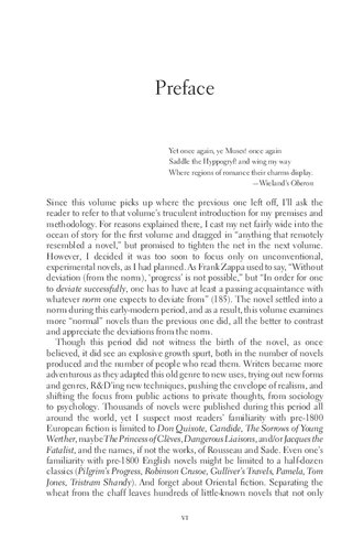 The Novel: An Alternative History 1600 to 1800