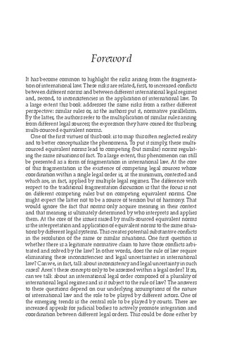 Multi-Sourced Equivalent Norms in International Law