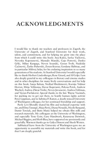 Post-Yugoslav Literature and Film: Fires, Foundations, Flourishes