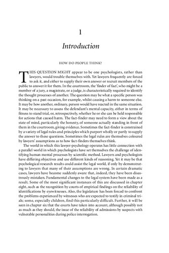 The Verdict of the Court: Passing Judgment in Law and Psychology