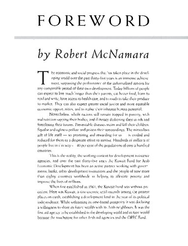 Friends in Need: The Kuwait Fund in the Developing World