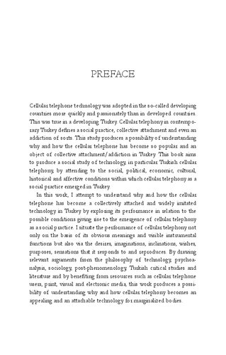Technology and National Identity In Turkey: Mobile Communications and the Evolution of a Post-Ottoman Nation