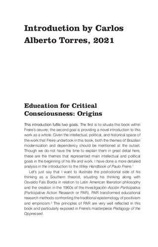 Education for Critical Consciousness