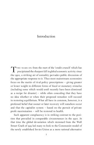 Beyond the Profits System: Possibilities for a Post-Capitalist Era