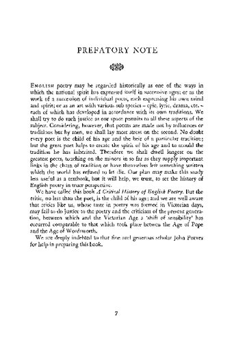 Critical History of English Poetry