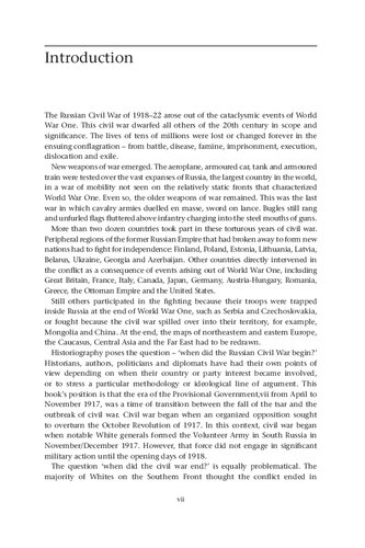 The Russian Civil War 1918–22