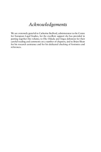 The Cambridge Yearbook of European Legal Studies, Vol 9, 2006-2007