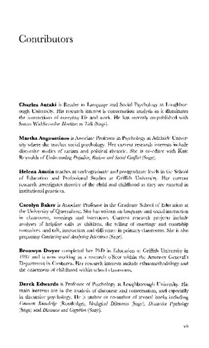 How to Analyse Talk in Institutional Settings: A Casebook of Methods