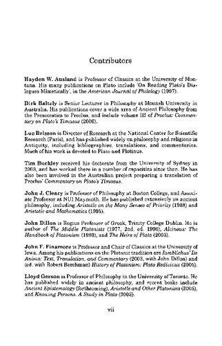 Reading Plato in Antiquity