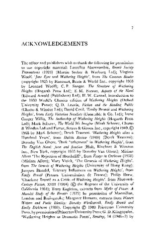 Emily Bronte: Wuthering Heights