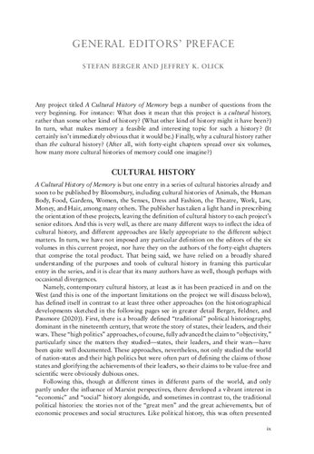A Cultural History of Memory in the Eighteenth Century Volume 4