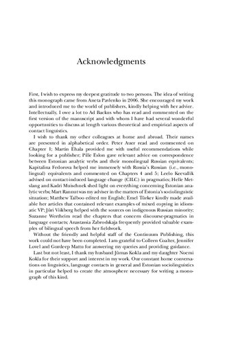 Emerging Bilingual Speech: From Monolingualism to Code-Copying