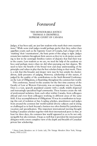 Tort Law: Challenging Orthodoxy