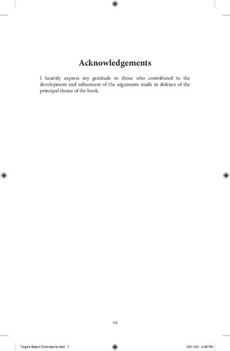 Rabindranath Tagore’s Ideational Challenges