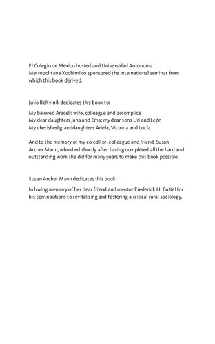 Peasant Poverty and Persistence in the Twenty-First Century: Theories, Debates, Realities and Policies