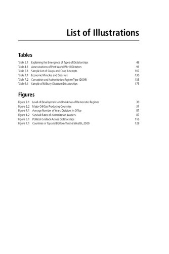 Dictators and Dictatorships: Understanding Authoritarian Regimes and Their Leaders