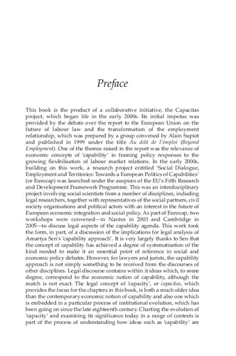 Capacitas: Contract Law and the Institutional Preconditions of a Market Economy