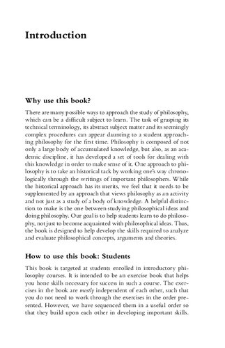 The Philosophy Skills Book: Exercises in Critical Reading, Writing and Thinking