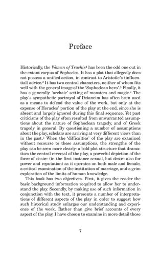 Sophocles: Women of Trachis