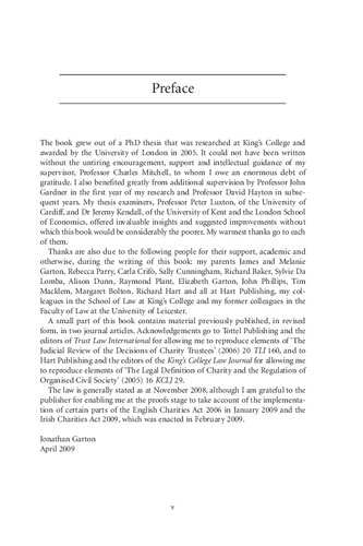 The Regulation of Organised Civil Society