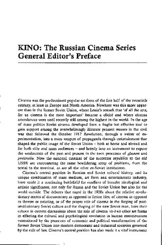 Forward Soviet!: History and Non-fiction Film in the USSR