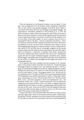 Agreement on The European Economic Area: A Commentary