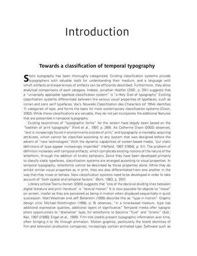 Transforming Type: New directions in kinetic typography