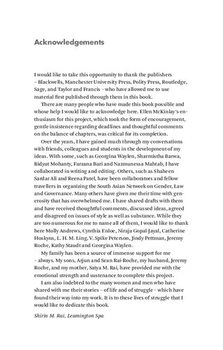 The Gender Politics of Development: Essays in Hope and Despair