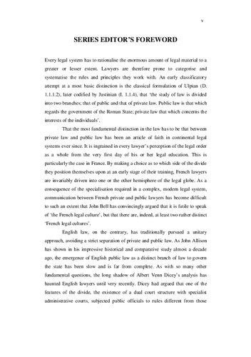 The Public Law/Private Law Divide: Une entente assez cordiale?