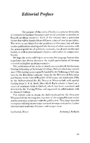 Towards an Urban Nation: Germany since 1780