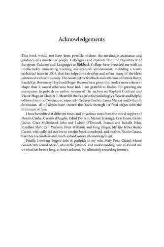 Evil: A History in Modern French Literature and Thought